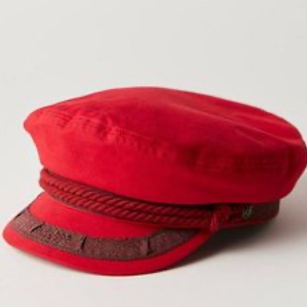 1507. Free People Mossant: Yacht Club Marine Lieutenant Hat - Picture 9 of 10